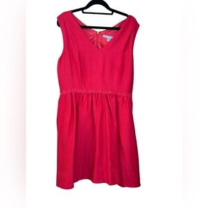 Draper James Pink Formal V Neck Cocktail Dress Size 10